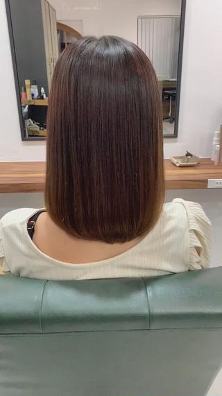 ロング パーマ 宮澤 由梨のヘアスタイル