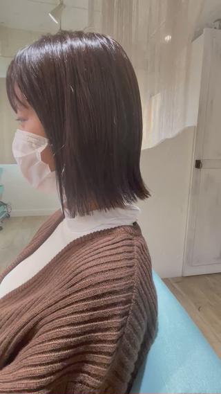 ミディアム une brise所属・高橋 葵のヘアスタイル