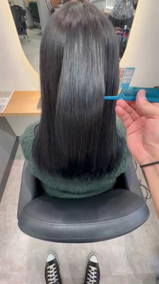 とぅるんとぅるんの美髪ストレート(酸性ストレート)ぜひお試しください♪ 