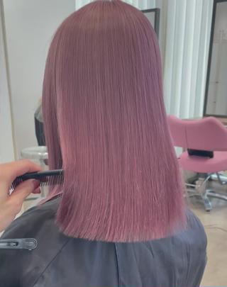 ロング カラー ヘアアレンジ 🧸ハイトーン🧸 ゆっきー🧸のヘアスタイル