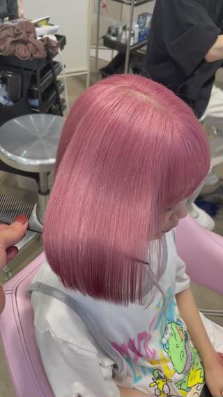 ミディアム カラー メンズ 🧸ハイトーン🧸 ゆっきー🧸のヘアスタイル