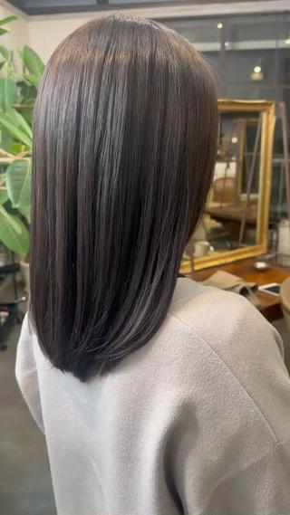 セミロング カラー 🌟学割クーポン多数 すがわら🌟のヘアスタイル