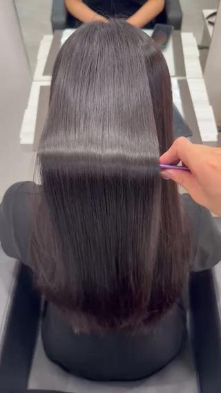 ロング 髪質改善 中川 翔のヘアスタイル