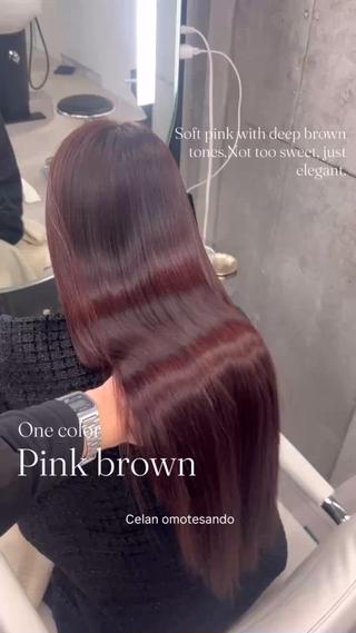 ︎︎ 𝐏𝐢𝐧𝐤 𝐛𝐫𝐨𝐰𝐧 & 髪質改善𝐒𝐓𝐑𝐀𝐈𝐆𝐇𝐓 ︎︎
こっくりとした深みと上品さをほんのり添えて

── Access ──
Celan 表参道 / 表参道駅 徒歩4分

── Menu ──
・One Color + プレミアム Treatment
・髪質改善ストレート + プレミアムTreatment

── Price ──
・¥4,000
・¥5,000

ご予約・ご相談はDMからお気軽に ͗ ͗ 