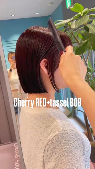 大人気中
暖色カラー+tassel BOB
#タッセルボブ#暖色カラー 