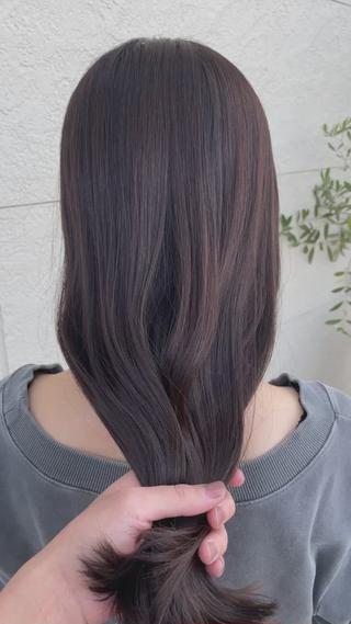 【アッシュブラウン】
透明感◎
ツヤ感◎