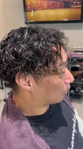 波巻きスパイラルパーマ 