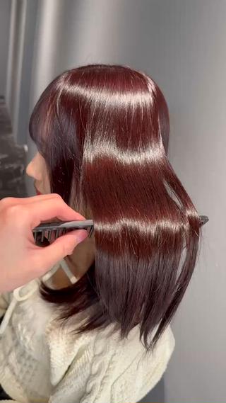 ロング カラー 🍒暖色🍒ブリーチ なしカラー/たくみ。のヘアスタイル