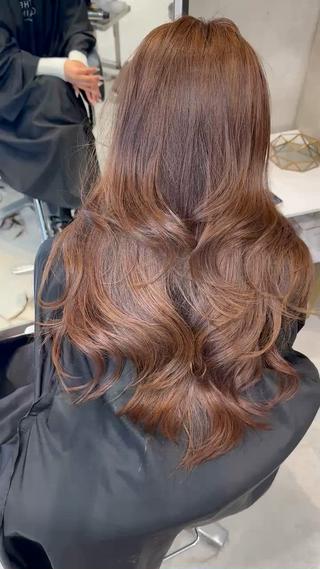 ロング カラー 中韓🇨🇳🇰🇷 🤍TAKAHIROのヘアスタイル