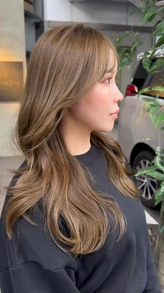 ロング カラー 中韓🇨🇳🇰🇷 🤍TAKAHIROのヘアスタイル