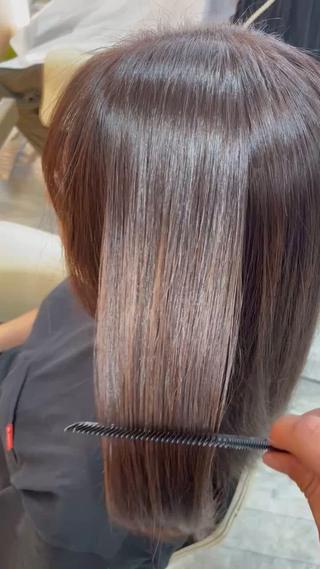 セミロング 西田 芳斗  /髪質改善のヘアスタイル