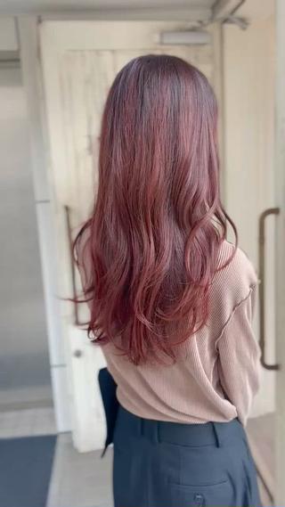 ロング カラー JYUNESU表参道所属・似合わせhair🔸 アサダ　タカコ🔸のヘアスタイル