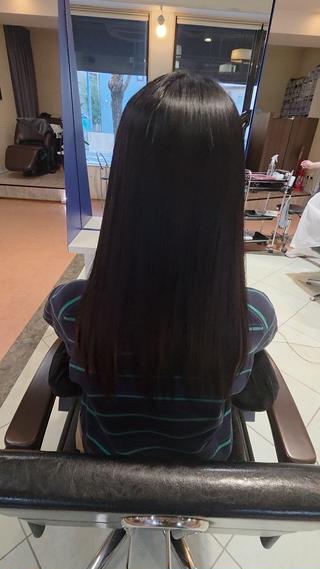 ロング 武鹿野 光江のヘアスタイル