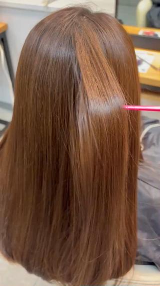 セミロング 六本木🫧マツエク 望月彩音のヘアスタイル
