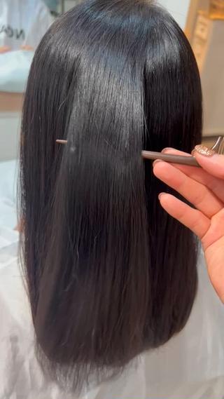 髪質改善ストレート