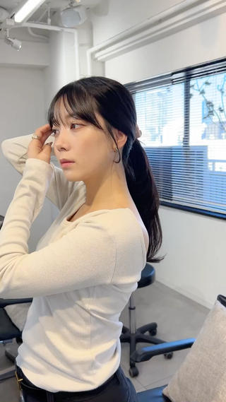 結べるレイヤーカット 