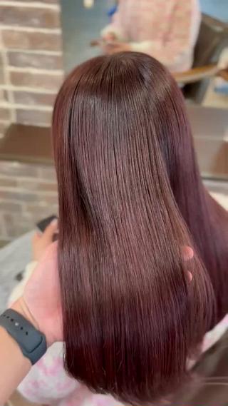 カラー ブリーチ/縮毛矯正/ 川野秀真のヘアスタイル