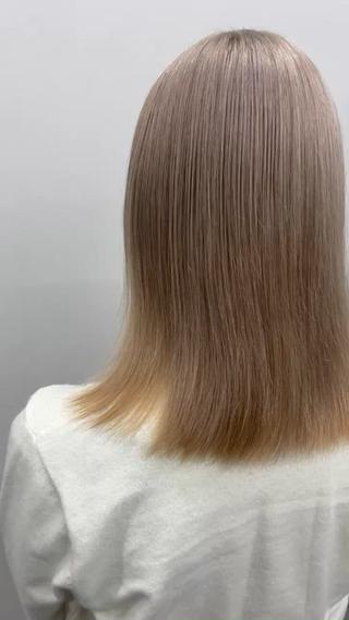 カラー 坂井 内飛のヘアスタイル