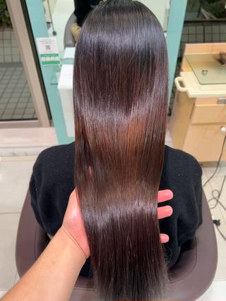 ロング 透明感カラー／ 艶髪／たなべだいのヘアスタイル