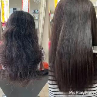 セミロング ✨髪質改善・縮毛矯正 専門美容室マーベルのヘアスタイル