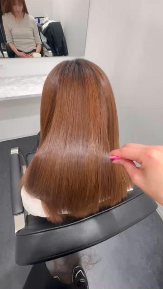 ミディアム AI KIのヘアスタイル