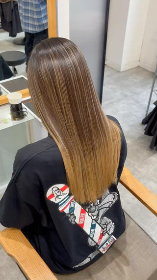 ロング Keshiki大名 安部 真輝のヘアスタイル