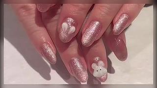 オーダーネイル。
3Dパーツは事前にお申し付け下さい 