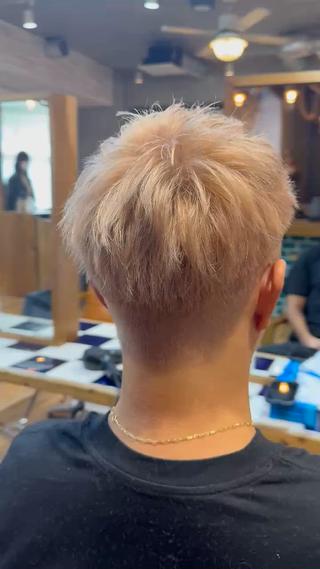 ショート カラー ヘアアレンジ メンズ レイヤー/髪質改善/ 北 啓吾のヘアスタイル