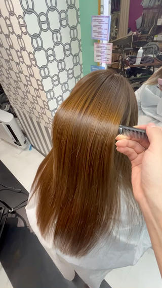 セミロング 【髪質改善特化】 新宿/縮毛矯正/セラのヘアスタイル