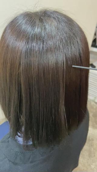 ミディアム カラー パーマ メンズ ボブパーマ大人気 🍀店長ヨシダのヘアスタイル