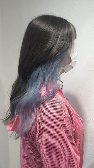 難しいインナー水色カラー 