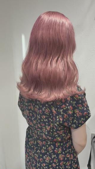 ハイブリーチ必須☆
ピンクベージュカラー☆ 