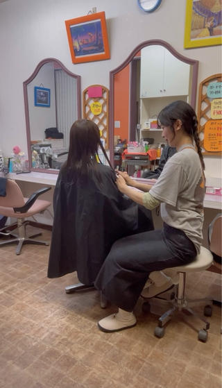 セミロング 小林 かんなのヘアスタイル