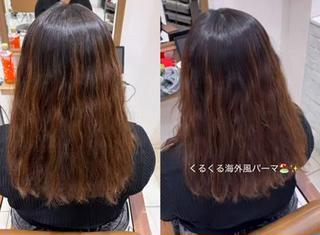 パーマ 🇰🇷韓国風カラー ひかるのヘアスタイル