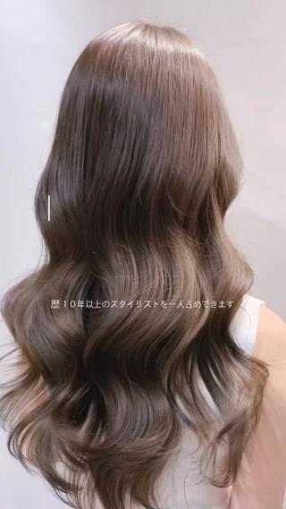 ロング カラー 柔らか垢抜けｶﾗｰと ｶｯﾄ🫧ASUKAのヘアスタイル