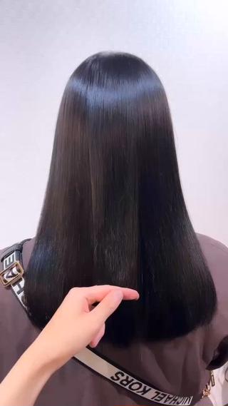 セミロング カラー 柔らか垢抜けｶﾗｰと ｶｯﾄ🫧ASUKAのヘアスタイル