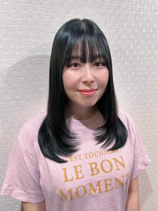 セミロング 柔らか垢抜けｶﾗｰと ｶｯﾄ🫧ASUKAのヘアスタイル