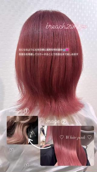 ショート カラー 柔らか垢抜けｶﾗｰと ｶｯﾄ🫧ASUKAのヘアスタイル