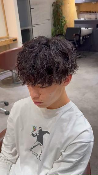 パーマ メンズ 雪音/美髪縮毛矯正 /ニュアンスパーマのヘアスタイル