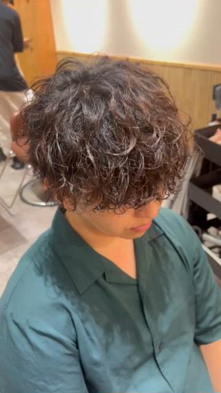 パーマ メンズ 雪音/美髪縮毛矯正 /ニュアンスパーマのヘアスタイル