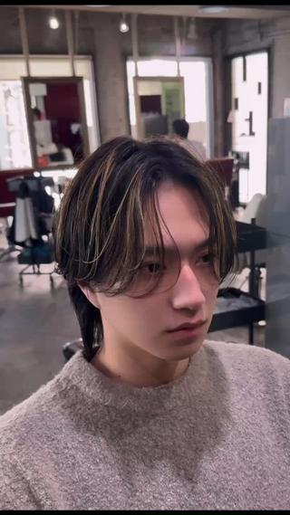 カラー パーマ メンズ 雪音/美髪縮毛矯正 /ニュアンスパーマのヘアスタイル