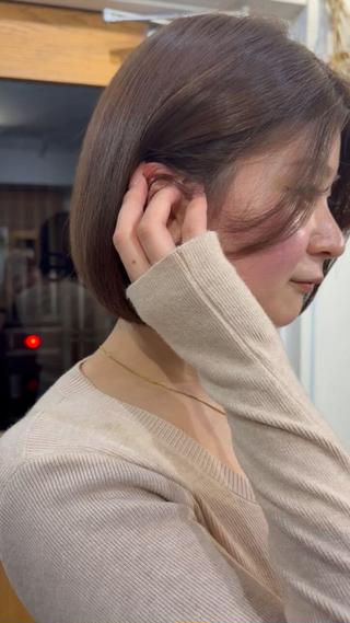 ショート 新宿×扱いやすいボブ /ボブ専門TAMEのヘアスタイル