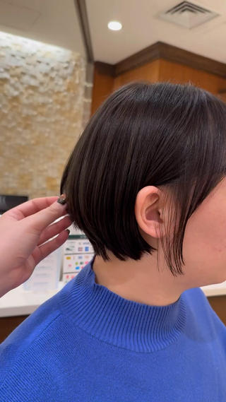丸みショートボブ