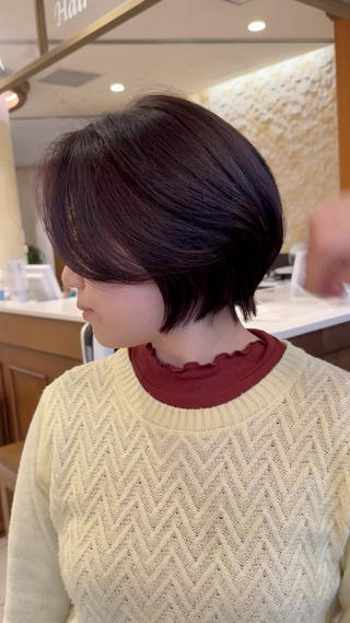大人ショートボブ︎
