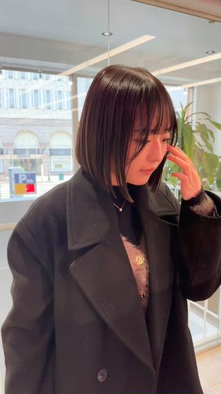 ショート カラー レイヤー＆カラー 人気美容師倉崎涼のヘアスタイル