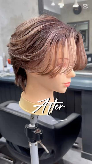 カラー 半個室　メンズパーマ 多田崚馬　メンズ特化のヘアスタイル