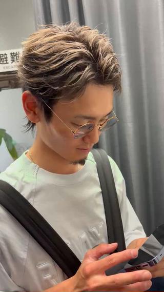 カラー 半個室　メンズパーマ 多田崚馬　メンズ特化のヘアスタイル