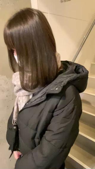 ミディアム カラー ウルフカット レイヤーカット上柿のヘアスタイル