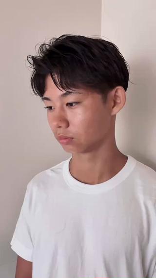 ショート メンズ 直毛救済パーマ/神奈 川/生田/木村のヘアスタイル