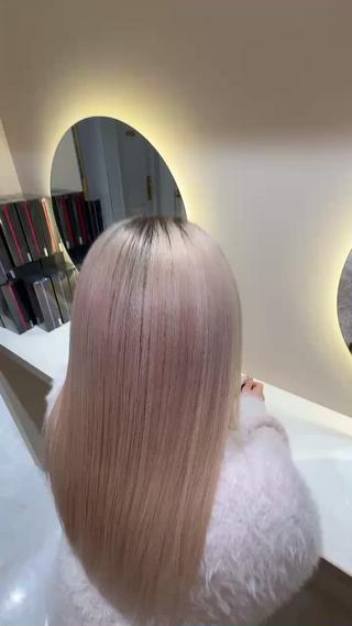 ブリーチ毛の縮毛矯正